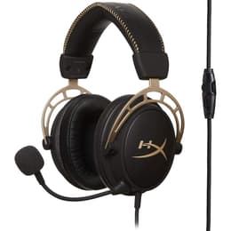 Cuffie riduzione del rumore gaming a filo con microfono Hyperx Cloud Alpha - Noir/Or