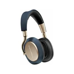 Cuffie riduzione del rumore wired + wireless con microfono Bowers & Wilkins PX7 - Blu/Oro