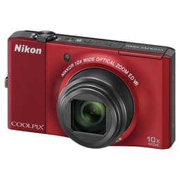 Compatto - Nikon Coolpix S8000 - Rosso
