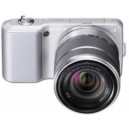 Fotocamera Ibrida  Sony Nex 3 - Argento + Lente 18-55 mm + 16 mm