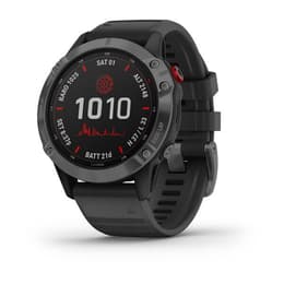Smart Watch Garmin Cardiofrequenzimetro GPS Fēnix 6 Pro Solar Edition - Nero