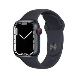 Apple Watch (Series 7) 2021 GPS + Cellular 41 mm - Alluminio Nero - Cinturino Sport Nero