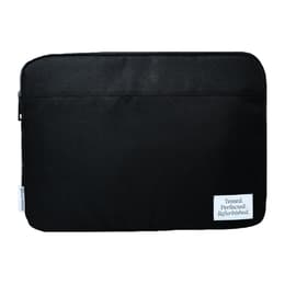 Back Market - Custodia per Macbook / Macbook Pro / Macbook Air (12/13/14-inch) - Pile di poliestere morbido / 100% nylon riciclato - Nero