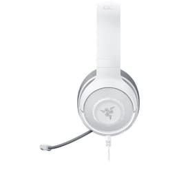 Cuffie gaming a filo con microfono Razer Kraken X - Bianco/Grigio