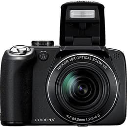 Fotocamera Bridge compatta Coolpix P80 - Nero + Nikon Nikkor 18x Optical Zoom VR 27-486mm f/2.8-4.5 f/2.8-4.5