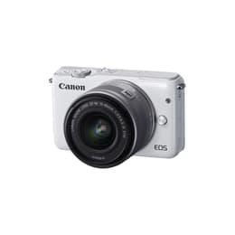 Macchina fotografica ibrida Canon EOS M10 - Bianco + Obiettivi Canon EF-M 15-45mm F3.5-6.3 IS STM