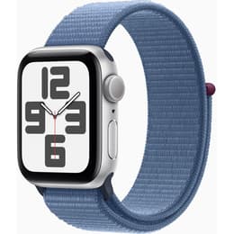 Apple Watch (Series SE) 2022 GPS 40 mm - Alluminio Argento - Sport loop Blu