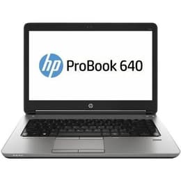 HP ProBook 640 G1 14" Core i3 2.4 GHz - SSD 120 GB + HDD 500 GB - 8GB - AZERTY - Francese