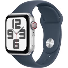 Apple Watch Series 9 (2023) GPS + Cellular 45 mm - Alluminio Argento - Cinturino Sport Blu