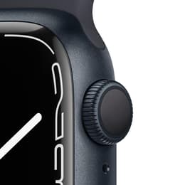 Apple Watch (Series 7) 2021 GPS 41 mm - Alluminio Mezzanotte - Cinturino Sport Nero
