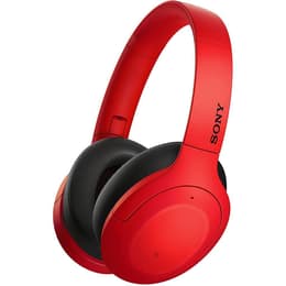 Cuffie riduzione del rumore wired + wireless con microfono Sony WH-H910N - Rosso