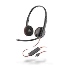 Cuffie riduzione del rumore a filo con microfono Plantronics C3220 - Nero