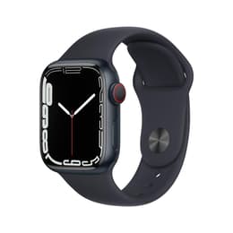 Apple Watch (Series 7) 2021 GPS 41 mm - Alluminio Nero - Cinturino Sport Nero