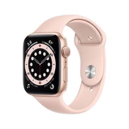 Apple Watch (Series 6) 2020 GPS 44 mm - Alluminio Oro rosa - Cinturino Sport Rosa sabbia