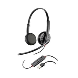 Cuffie a filo con microfono Plantronics Blackwire 300 DA - Nero