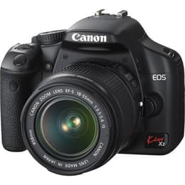 Reflex Canon Eos Kiss X2 - Nero + Obiettivo Canon Zoom Lens EF-S 18-55 mm f/5-5.6 IS