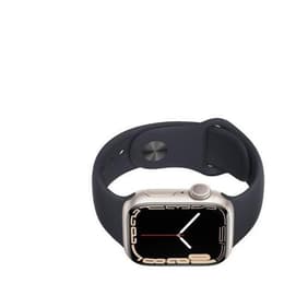 Apple Watch (Series 7) 2021 GPS + Cellular 41 mm - Alluminio Galassia - Cinturino Sport Nero