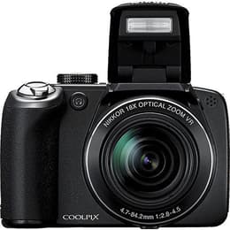 Fotocamera Bridge compatta Coolpix P80 - Nero + Nikon Nikkor 18x Optical Zoom VR 27-486mm f/2.8-4.5 f/2.8-4.5