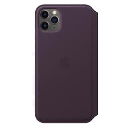 Cover Folio Apple - iPhone 11 Pro Max - Pelle Melanzana