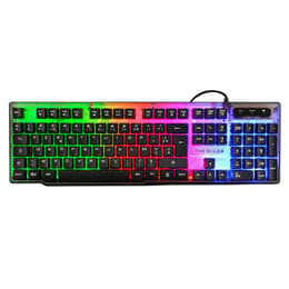 The G-Lab Tastiera AZERTY Francese retroilluminata Keyz Neon