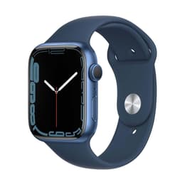 Apple Watch (Series 7) 2021 GPS 45 mm - Alluminio Blu - Cinturino Sport Blu