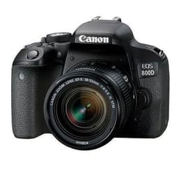Reflex EOS 800D - Nero + Canon Canon EF-S 18-55 mm f/4-5.6 IS STM f/4-5.6