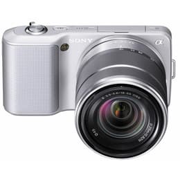 Macchina fotografica ibrida - Sony Alpha NEX-3 Grigio + obiettivo Sony E 18-55mm f/3.5-5.6 OSS