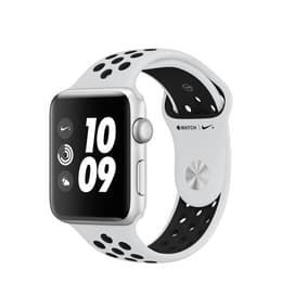 Apple Watch (Series 3) 2017 GPS 42 mm - Alluminio Argento - Sport Nike Bianco