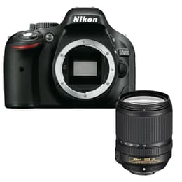 Reflex Camera - NIKON D5200 - Nero + Lente 18-140 mm
