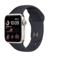 Apple Watch (Series SE) 2022 GPS 40 mm - Alluminio Galassia - Cinturino Sport Nero