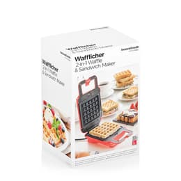 WAFFLICHER INNOVAGOODS Piastra per Waffle + Piastra per panini