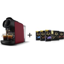 Macchina da caffè a capsule Compatibile Nespresso Philips L'OR Barista Sublime LM9012/55 0,8000L - Nero/Rosso