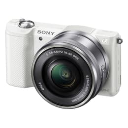 Híbrida - Sony Alpha 5000 Blanco+ Objetivo Sony E PZ 16-50mm f/3.5-5.6 OSS