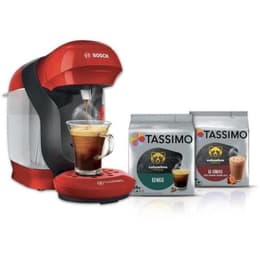 Macchina da caffè combinata Machine a Cafe 1 machine a multi-boissons Tassimo BOSCH - STYLE TAS1103 rouge + 2 packs de T- Discs - 0,7 l L - Rosso