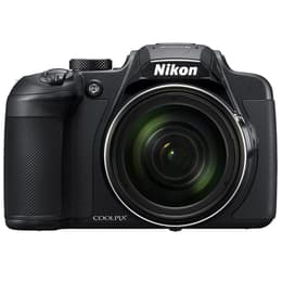 Fotocamera Bridge compatta - Nikon Coolpix B700 - Nero + obiettivo 0X Wide Optical Zoom Nikkor ED VR 4.3-258mm f/3.3-6.5