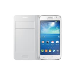 Cover Galaxy Core 4G - Pelle - Bianco
