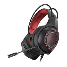 Cuffie gaming wired con microfono Ksix Drakkar - Nero/Rosso