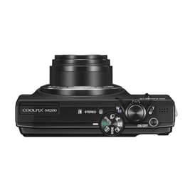 Macchina fotografica compatta Coolpix S8200 - Nero + Nikon Nikkor 14x Wide Optical Zoom ED VR 4,5-63,0mm f/3,3-5,9 f/3,3-5,9