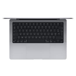 MacBook Pro 14" (2021) - Apple M1 Pro con CPU 8-core e GPU 14-Core - 16GB RAM - SSD 512GB - Display standard - QWERTY - Olandese