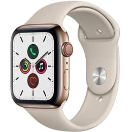 Apple Watch (Series 4) 2018 GPS + Cellular 44 mm - Acciaio inossidabile Oro - Sport Tortora