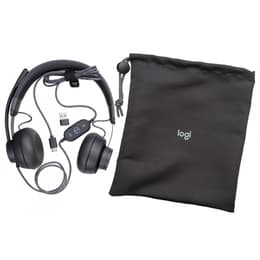 Cuffie con microfono Logitech Zone Wired - Nero