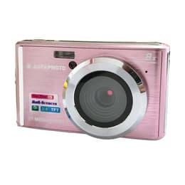 Macchina fotografica compatta Realishot DC5200 - Rosa + Agfa Photo Zoom Digital 8X 10mm f/3.5 f/3.5