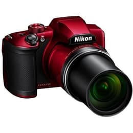 Fotocamera Bridge compatta Coolpix B600 - Rosso + Nikon Nikon Nikkor 60x Wide Optical Zoom ED VR 24-1440 mm f/3.3-6.5 f/3.3-6.5