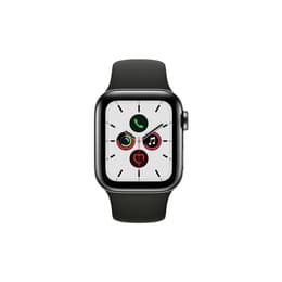 Apple Watch (Series 5) 2019 GPS + Cellular 40 mm - Acciaio inossidabile Nero - Sport Nero