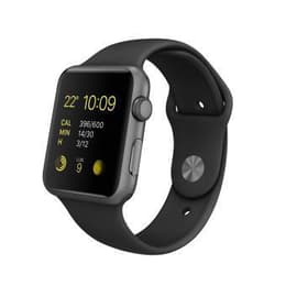 Apple Watch (Series 5) 2019 GPS + Cellular 40 mm - Acciaio inossidabile Nero - Sport Nero