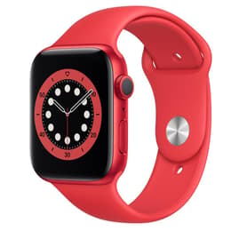 Apple Watch (Series 6) 2020 GPS 44 mm - Alluminio Rosso - Cinturino Sport Rosso