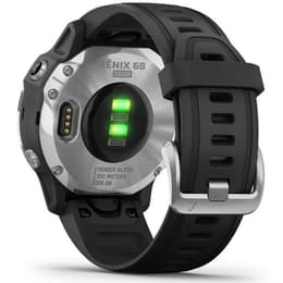 Smart Watch Garmin Cardiofrequenzimetro GPS Fenix 6S Solar - Argento/Nero