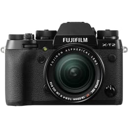 Macchina fotografica ibrida X-T2 - Nero + Fujifilm Fujinon Aspherical Lens XF 18-55mm f/2.8-4 R LM OIS f/2.8-4