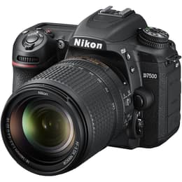 Reflex - Nikon D7500 - Nero + Obiettivo Nikon AF-S VR Nikkor DX 18-200mm f/3.5-5.6G II ED