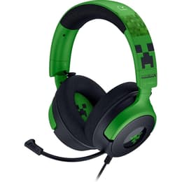 Cuffie riduzione del rumore gaming a filo con microfono Razer Kraken V4 X Minecraft Edition - Nero